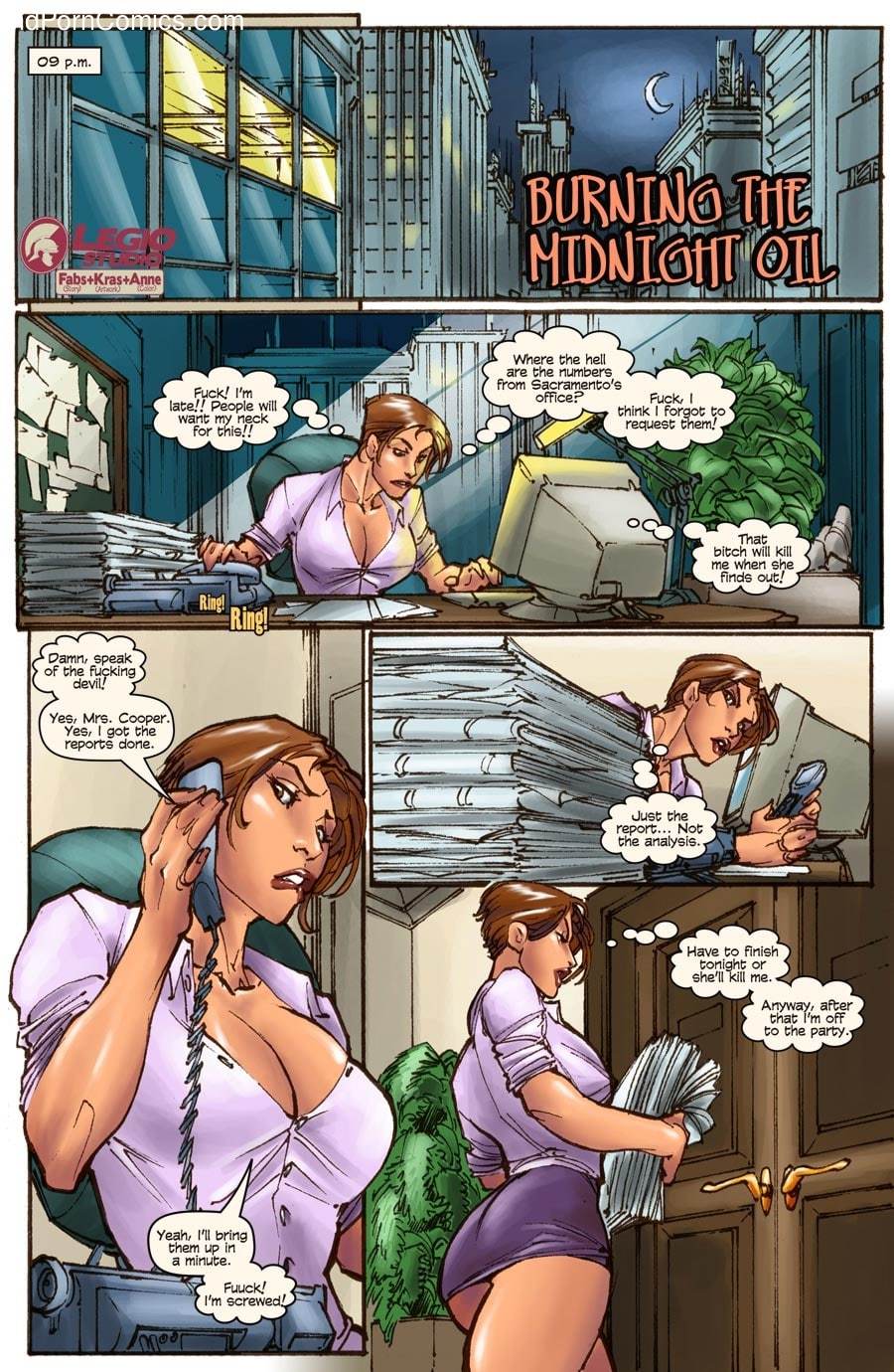 Burning the Midnight Oil2 free sex comic